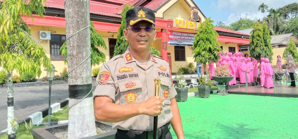 Kapolres Kobar AKBP E Dharma Bahagia Ginting