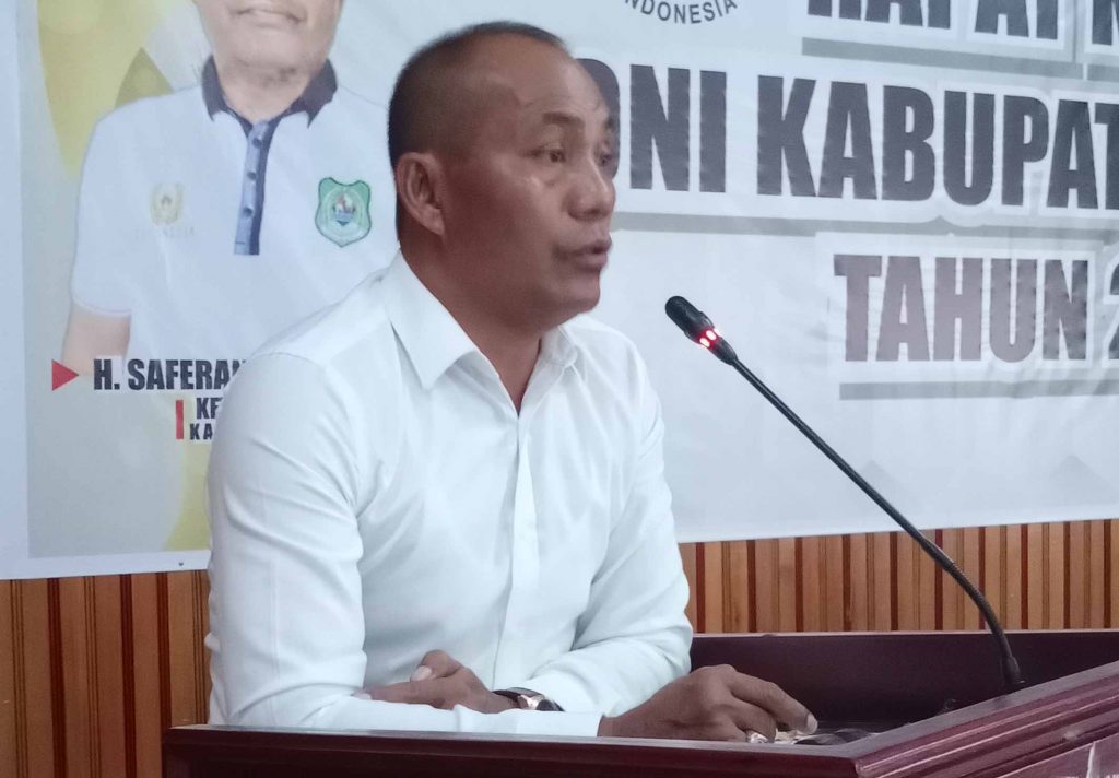 Ketua KONI Kabupaten Kapuas H Saferiansyah