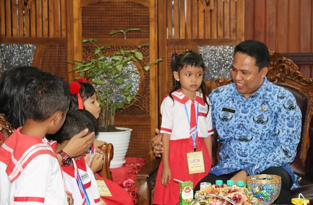 bupati lamandau dan anak tk