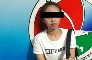 Gadis Cantik Budak Sabu, Jadi Penghuni Sel Mapolres Kobar