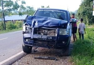 Dua Pengendara di Pulpis Luka Berat “Disambar” Ford Ranger