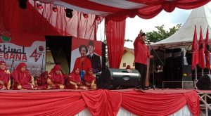 Festival Rebana Meriahkan HUT Ke-47 PDIP di Kobar