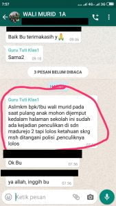 Isu Penculikan Anak di SDN 02 Madurejo Tidak Benar!