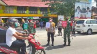 Saat Kapolres, Dandim dan Danlanud Turun ke Jalan