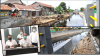 DINDING DRAINASE PROYEK RP17 MILIAR RUNTUH