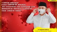 Kalteng Masuk Peringkat Tertinggi Kepatuhan Prokes