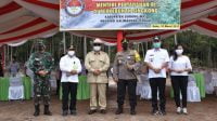 Menhan dan Gubernur Kalteng Tinjau Lokasi Pengembangan Food Estate