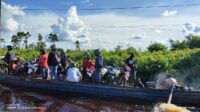 Belum Surut, Banjir Kahteng Berbahaya