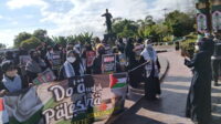 Solidaritas Muslimah Kalteng Gelar Aksi Peduli Palestina