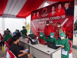 DUKUNG PROGRAM PENANGANAN PANDEMI- PDI-P Kalteng Gelar Vaksinasi Tahap Kedua