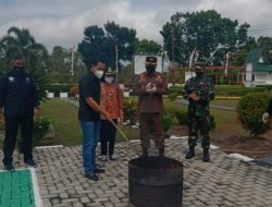 Bupati Pulpis Hadiri Pemusnahan Barbuk Hasil Kejahatan