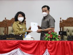 Taty Narang Sampaikan KUPA PPAS Perubahan APBD 2021 dan Raperda Tentang Kepemudaan