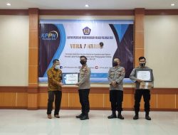 Polres Pulpis Terbaik I Vera Award Triwulan II 2021