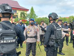 Kapolda Sambut 201 Personel Brimob Usai Amankan PON XX