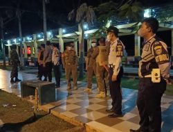 Patroli Gabungan Sasar Masyarakat yang Berkerumun Malam Minggu