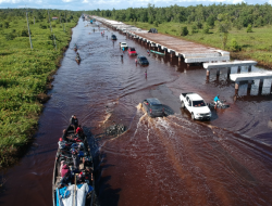 Banjir Pulpis Mulai Surut