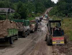 Jalan Palangka Raya-Gumas Lumpuh Lagi