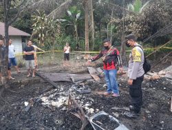 Rumah Terbakar, Mantan Kades Ditemukan Tewas Tertelungkup