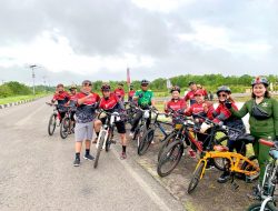 Bangun Kekompakan, ISSI Palangka Raya Gowes Bersama