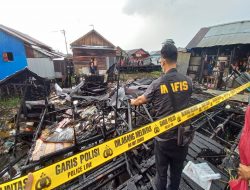 3 Rumah Terbakar saat Hujan di Palangka Raya