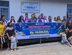 Sambut Natal, PT Bank Kalteng Anjangsana dan Berbagi Kasih Bersama Gereja 