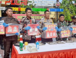 Polres Kobar Musnahkan Sabu dan Ekstasi Senilai Rp1,1 Miliar