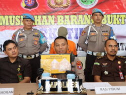 Polres Barsel Musnahkan Barang Bukti Sabu 51,23 Gram