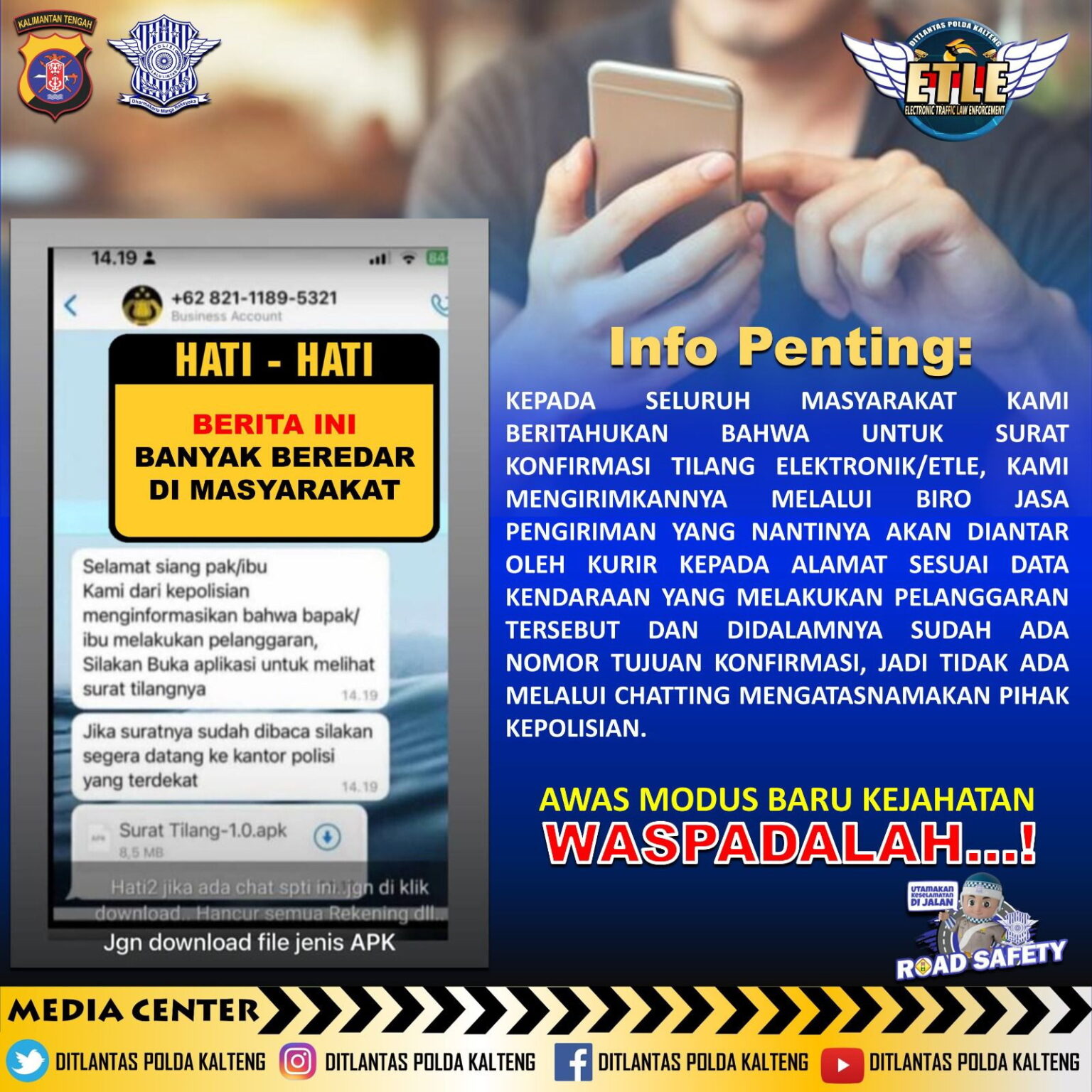 Awas! Penipuan Surat Tilang Lewat Pesan WA – Tabengan Online