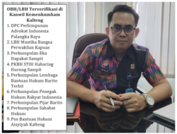 Hanya 9 OBH/LBH di Kalteng Terverifikasi