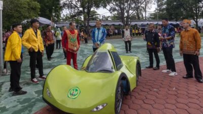 Mobil Listrik Karya Mahasiswa UPR Ikut Kontes di Jakarta