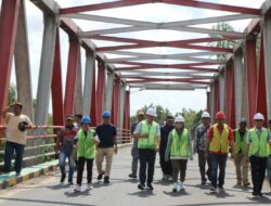 Pj Bupati Pulpis Monitoring Pembangunan Jembatan Djanias Djangkan