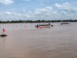 Lomba Dayung Semarakkan HUT RI dan Harjad Kabupaten Pulpis