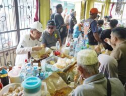 Senangnya Masyarakat Kotim Bisa Santap Nasi Kuning Bareng Agustiar Sabran