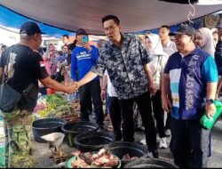 Serap Aspirasi Warga, Koyem Blusukan ke Pasar Tradisional Kapuas