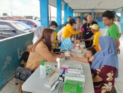 Dinkes Prov. Kalteng Gelar Bakti Kesehatan di Kelurahan Pahandut, Palangka Raya