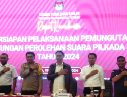 KPU Rakor Pemungutan/Perhitungan Suara Bicarakan Keamanan hingga Cuaca Ekstrem