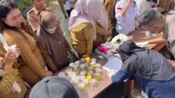 Pemkab dan BNK Pulpis Tes Urine Ratusan Pegawai