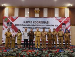 Yuas Buka Rakor Penyelenggaraan Informasi Geospasial Kalteng