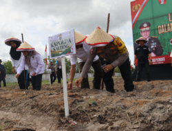 DUKUNG KETAHANAN PANGAN-Polda Kalteng Siapkan Ribuan Hektare Lahan