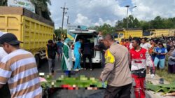 Kakak, Adik dan Anak Tewas Tabrak Truck di Jalan Mahir Mahar