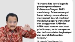 Teras Ajak Masyarakat Kawal Pembangunan Kalteng di 2025