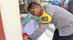 Kapolres Kobar Launching Air Minum Gratis di Polsek Pangkalan Banteng