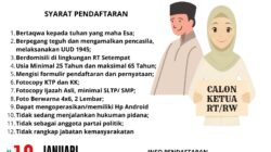 Warga Bereng Bengkel Protes Syarat Ijazah Pendaftaran Ketua RT Periode 2025-2027